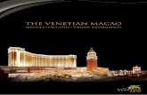The Venetian macao · for your next event, we can make it happen at The Venetian® Macao. With our vast repertoire of entertainment options, world-class venues, luxury shopping, bars,