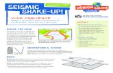 SEISMIC CHALLENGE SHEET SHAKE-UP! - DiscoverE · 2017-09-19 · • 4 or 5 rulers • 5 shake tables (see activity sheet for assembly instructions) • 5 Seismic Shake-Up signs •