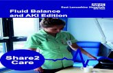 Fluid Balance and AKI Edition - ELHT Evidence Hub · 2020-03-10 · 6 3 4 Fluid balance and AKI Changes to Fluid Balance Chart The main changes to the chart are: Change 1 Goal intake