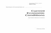 Current Economic Conditions - Federal Reserve...2016/03/02  · February 2016 SUMMARY OF COMMENTARY ON CURRENT ECONOMIC CONDITIONS BY FEDERAL RESERVE DISTRICTS February 2016 TABLE