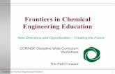Frontiers in Chemical Engineering Educationweb.mit.edu/.../san_francisco/AIChE_SF_DH_Forum.pdf · Frontiers in Chemical Engineering Education 20 Vision zChemical engineering is a