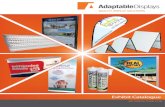 Exhibit Catalogue - Adaptable Displays€¦ · Corflute 17 PullUp Banners 18 - 21 ISOframe Wave 22 - 23 PopUp Display 24 PopUp Counters 25 BannerWall System 26 Catalogue Stands 27
