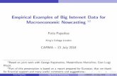 Empirical Examples of Big Internet Data forcarmaconf.org/carma2018/wp-content/uploads/ppts/8579.pdf · Empirical Examples of Big Internet Data for Macroeconomic Nowcasting 12 Fotis