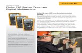 Fluke 170 Series True-rms Digital Multimeters · 3 Fluke Corporation Fluke 170 Series True-rms Digital Multimeters 1 All AC voltage and AC current ranges are specified from 5 % of