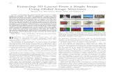 3098 IEEE TRANSACTIONS ON IMAGE PROCESSING, VOL. 24, …3098 IEEE TRANSACTIONS ON IMAGE PROCESSING, VOL. 24, NO. 10, OCTOBER 2015 Extracting 3D Layout From a Single Image Using Global