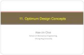 11. Optimum Design Concepts - CAUisdl.cau.ac.kr/education.data/DOEOPT/11.opt.design.concepts.pdf · 11. Optimum Design Concepts. SCHOOL OF MECHANICAL ENG.-1-CHUNG-ANG UNIVERSITY Introduction