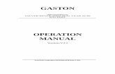GASTON range manual.pdf · gaston high rate(hr)series valver regulated seal lead acid battery operation manual version:v3.2 gaston narada international ltd.