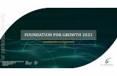 FOUNDATION FOR GROWTH 2021 For personal use only · 11/21/2018  · FOUNDATION FOR GROWTH 2021 A predisposition to long-termism CLINUVEL PHARMACEUTICALS LTD ... market and sell biopharmaceutical