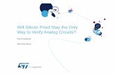 Will Silicon Proof Stay the Only Way to Verify Analog Circuits? · Will Silicon Proof Stay the Only Way to Verify Analog Circuits? Pierre Dautriche Jean-Paul Morin. Advanced CMOS