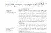 Nanoshell-mediated photothermal therapy can enhance chemotherapy in inflammatory ... · 2017-12-23 · 5-year survival rate for IBC patients is less than 50% and the 10-year survival