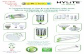 A Complete Range of Ultra Energy-Efficient LED Lamps ...• HyLite is a family-owned, DBE/MBE Enterprise that manufactures a variety of cutting edge, Energy-efficient LED Lamps, Fixtures,