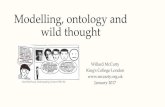 McCarty, Modelling, ontology and wild thought SLIDES Modelling, ontology...Eduardo Kohn, How Forests Think: Toward an anthropology beyond the human(2013). Cover photo of one of the
