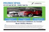 Jamestown Municipal Utilities is working to install new ... · high-quality wood and holds power lines and other equipment, such as transformers, onto the pole. 6. Utility pole: The