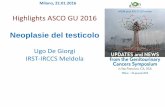 Highlights ASCO GU 2016media.aiom.it/userfiles/files/doc/AIOM-Servizi/20160122MI_51_DeGiorgi.pdfHighlights ASCO GU 2016 Neoplasie del testicolo Ugo De Giorgi IRST-IRCCS Meldola Milano,