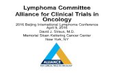 Lymphoma Committee Alliance for Clinical Trials in Oncology · bendamustine in patients with untreated follicular lymphoma. CALGB 51101. A randomized phase II trial of myeloablative