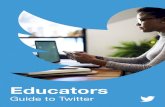 Educators - Common Sense Media · Educators use Twitter in many ways, including: • Professional development and continuous learning. Twitter is a great tool to get ideas from other
