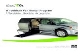 Wheelchair Van Rental Program Affordable. Flexible ......As the only wheelchair van rental provider in Manitoba, MoveMobility offers wheelchair accessible vans for rent on a daily,