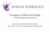 Surrogacy in Mexico & Georgia - Growing Families History of Surrogacy in Mexico â€¢ Surrogacy â€œlegalizedâ€‌