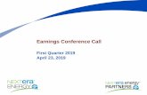 Earnings Conference Call - NextEra Energy/media/Files/N/NEE-IR...FPL’s earnings per share increased 20 cents from the prior-year comparable quarter $484 $588 5 First Quarter)3/±