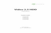 Video 2.5 HDD - Seagate.com...Seagate Video 2.5 HDD Product Manual, Rev. J (Draft 1) 8 Drive Specifications 2.1 Formatted Capacity 2.1.1 LBA mode When addressing these drives in LBA