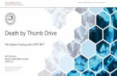 Death by thumb drive wide - SEI Digital Library...Death by Thumb Drive 19© 2019 Carnegie Mellon University [DISTRIBUTION STATEMENT A] Approved for public release and unlimited distribution.