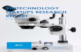 th Qtr. 2019 BIOTECHNOLOGY STARTUPS RESEARCH REPORT · The Biotechnology Innovation Organization, or BIO, the largest biotechnology industry organization in the United States, subdivides