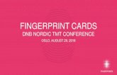 FINGERPRINT CARDS - MeetMax · 2019-10-01 · Market leader in fingerprint sensors for mobile phones Develops biometric systems consisting of sensors, software, alogrithms and tools