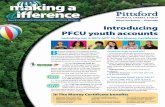 Introducing PFCU youth accounts · about entrepreneurship, business, and finance. PFCU joined forces with Junior Achievement to deliver its world-class “Company Program” in Barker