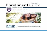 Enrollment Guide - Weber State University · 2017-04-07 · Enrollment Guide2017-2018. Welcome to PEHP ... provided by speech therapists, occupational therapists, or physical ...
