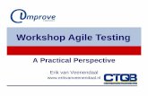 Workshop Agile Testing - CTQB...Workshop Agile Testing Introduction, ISTQB and CTQB What is Agile (Testing)? Problems and Challenges Agile Testing Practices Improve IT Services B.V.