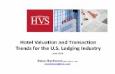 Hotel Valuation and Transaction Trends for the U.S. …Calistoga Ranch, Napa Valley, CA $1,100,000 per key Prices Exceeding $1 Million Per Key Park Lane Hotel, Manhattan, NY $1,090,909