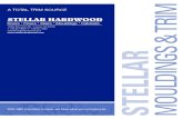 STELLARstellarhardwood.com/.../2016/...Brochure-Website.pdf · Stellar Hardwood is a full service trim supplier, stocking over 100 different moulding profiles. We also offer a full
