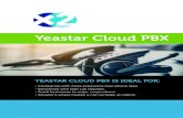 Yeastar Cloud PBX - Quote 4 Leased Line€¦ · Yeastar Cloud PBX is one of the few truly UK-based hosted services with Amazon Web Services (AWS). It is designed, developed and supported