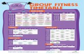 group fitness timetable - City of Armadale · group fitness timetable MAIN STUDIO SAT. SUN: 9.00 AM: 9.30 AM 10.00 AM: 10.30 AM 4.00 PM: 30 mins 30 mins: 60 mins ... group ﬁtness