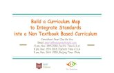 Build a Curriculum Map to Integrate Standards into a Non ... · Build a Curriculum Map to Integrate Standards into a Non Textbook Based Curriculum ... vocabulary，language forms