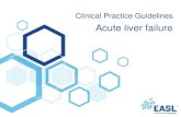 Clinical Practice Guidelines · Acute liver failure Drug related Acute viral hepatitis Toxin-induced ALF Budd–Chiari syndrome Autoimmune Pregnancy related Hypoxic hepatitis (aka