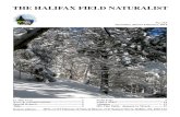 THE HALIFAX FIELD NATURALISThalifaxfieldnaturalists.ca/hfnWP/wp-content/uploads/2018/01/No153.… · receive The Halifax Field Naturalist, along with its included Programme, quarterly.