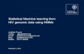 Statistical Machine learning from HIV genomic data using HMMsfiles.meetup.com/2894492/SML talk2.pdf · Path: S R R R R S S S S S R R R R R R S S S R February 3, 2012 Statistical Machine