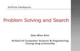 Problem Solving and Searchai.cau.ac.kr/teaching/ai-2010/w02-search.pdfArtificial Intelligence Dae-Won Kim Outline •Best-first search •Greedy search •A* search •Brach and Bound
