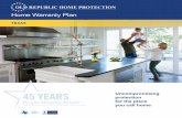 Home Warranty Plan€¦ · support your lifestyle. When they malfunction, you can rest easy knowing that ORHP is here for you with comprehensive repair and replacement home warranty