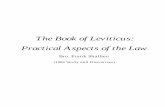 The Book of Leviticus: Practical Aspects of the Law · THE BOOK OF LEVITICUS: PRACTICAL ASPECTS OF THE LAW (Study led by Bro. Frank Shallieu in 1985) Leviticus Chapter 11 Lev. 11:1