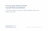 Focused Outreach -Lead Generation - Exceed Salesexceedsales.com/wp-content/uploads/2011/07/Focused-Outreach-10… · Focused Outreach Lead Generation A 10‐Step Guide to Produce