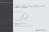 Markets With Random Lifetimes and Private Values: Mean ... · Markets With Random Lifetimes and Private Values: Mean-Reversion and Option to Trade December 2011 Jakša Cvitanic EDHEC