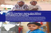 Daiichi Sankyo Joins the Effort to Support the UN Millennium Development Goals · 2017-11-08 · INDIA *1 e mainlesponsible . Still a Long Way to Go to Achieve MDGs 4–6 The MDGs