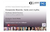 Corporate Boards: facts and myths - LSE Home · Corporate Boards: Myths and Facts • Myth: What I think is false. • Fact: What I think is true. • Myths are mostly backed by no