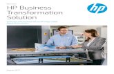 Data sheet HP Business Transformation Solution · Data sheet | HP Business Transformation Solution for HP Indigo 12000 Digital Press Focus on revenue The revenue focus of the HP Business
