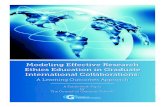 Modeling Effective Research Ethics Education in Graduate ... · Modeling Effective Research Ethics Education in Graduate International Collaborations: ... conducting a project that