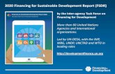 2020 Financing for Sustainable Development Report (FSDR) 2020...Financing for Sustainable Development Report 2020 ØNew proposals are extremely complex, may be inappropriate for developing