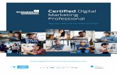 Certified Digital Marketing Professional · 2017-04-18 · Certified Digital Marketing Professional MODULE 5 Email Marketing The Email Marketing module will enable you to construct