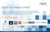 “Our vision is to be the world ... - Cigniti TechnologiesThe information in this presentation is being provided by Cigniti Technologies Ltd. (also referred to as ‘Company’) .